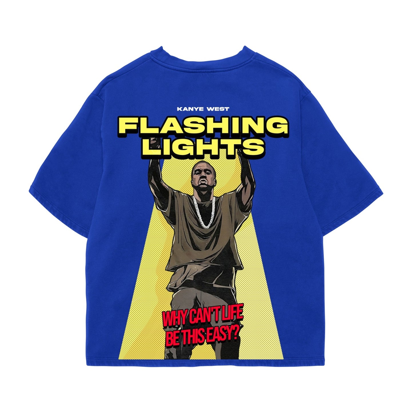 Flashing Lights KANYE WEST Unisex Oversized T-Shirt