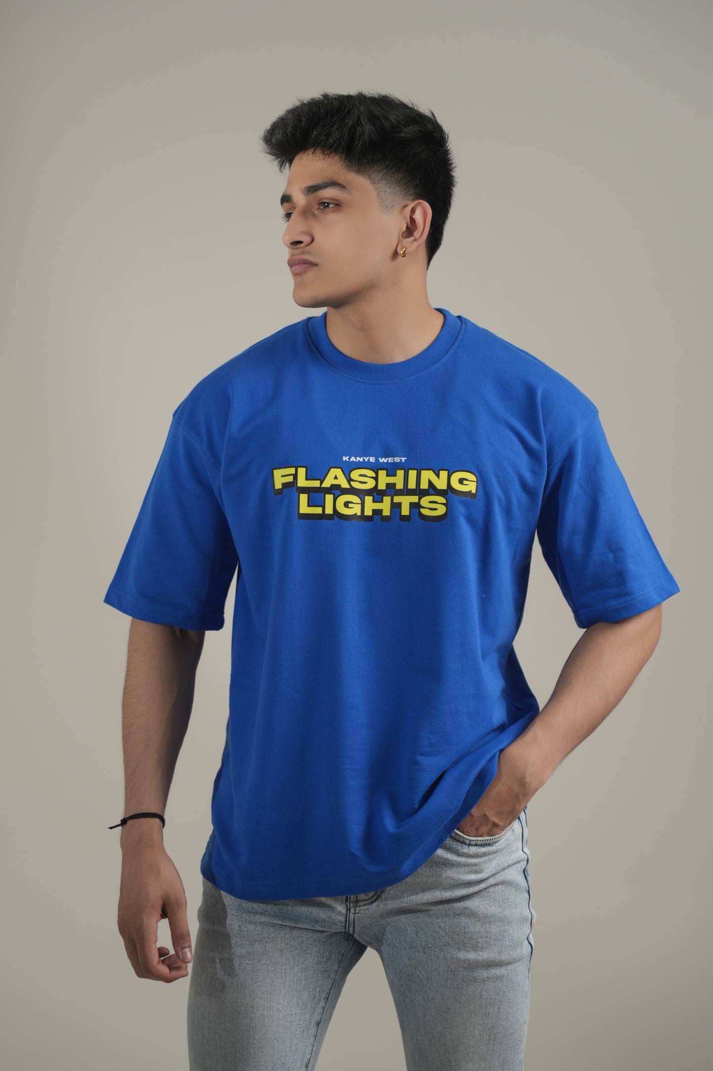 Flashing Lights KANYE WEST Unisex Oversized T-Shirt