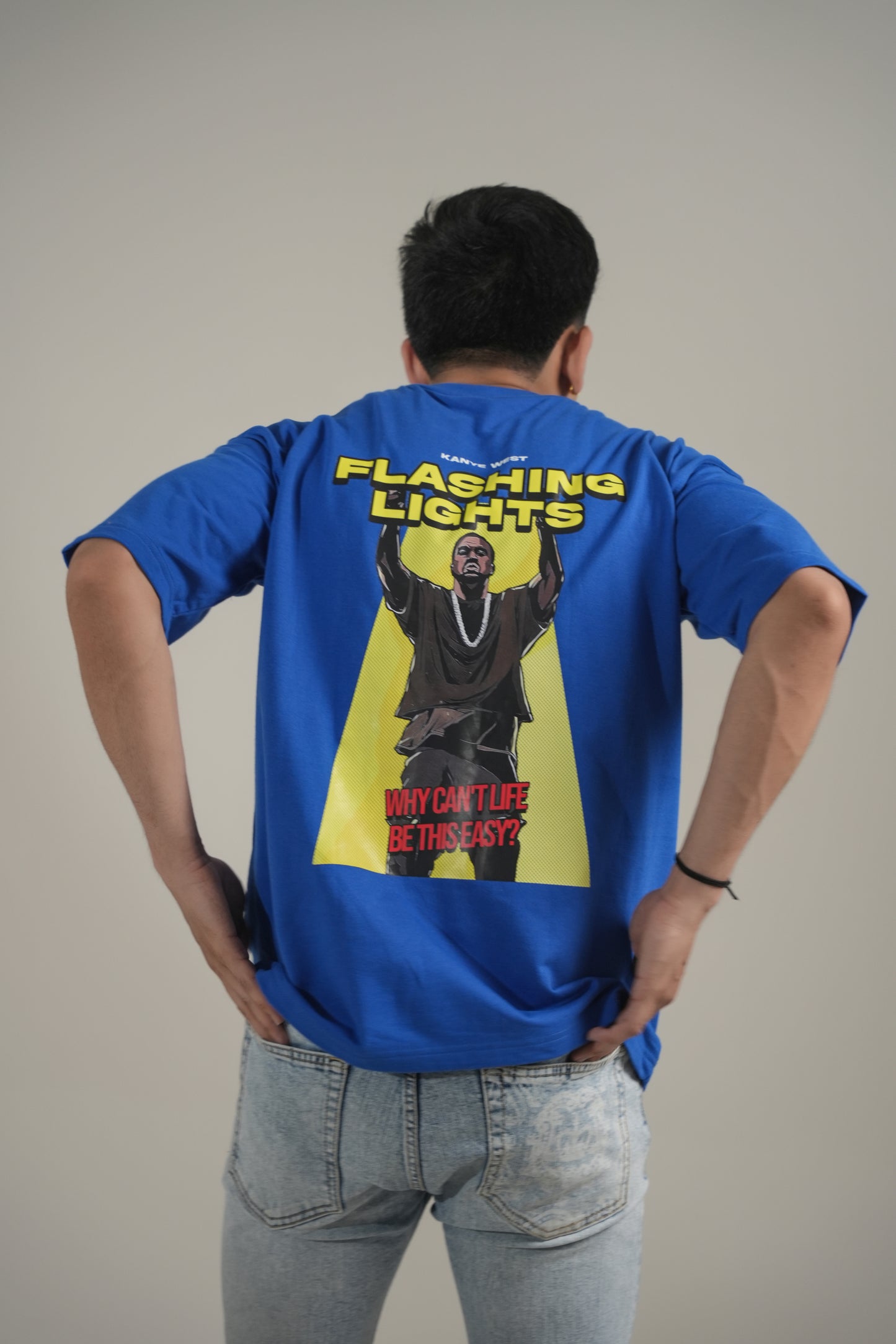 Flashing Lights KANYE WEST Unisex Oversized T-Shirt