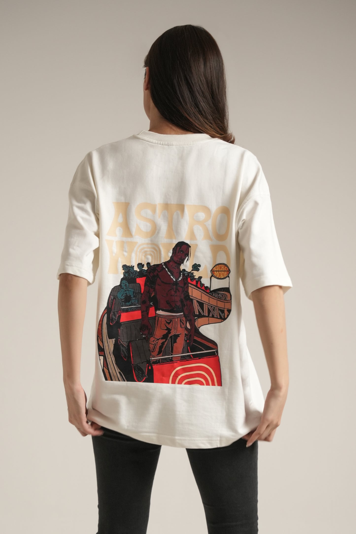 astro world TRAVIS SCOTT Unisex Oversized T-shirt