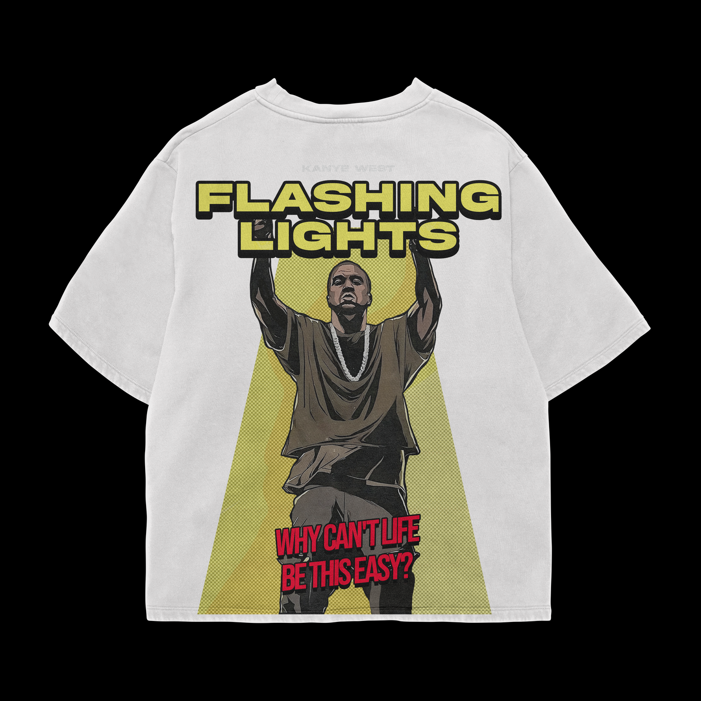 Flashing Lights KANYE WEST Unisex Oversized T-Shirt