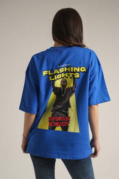 Flashing Lights KANYE WEST Unisex Oversized T-Shirt