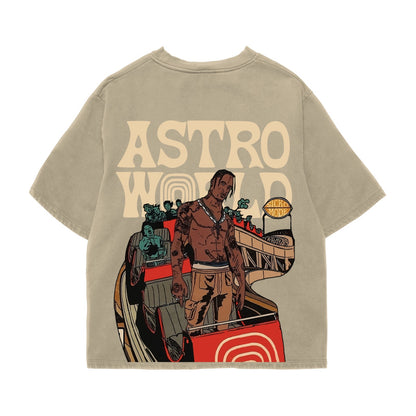 astro world TRAVIS SCOTT Unisex Oversized T-shirt