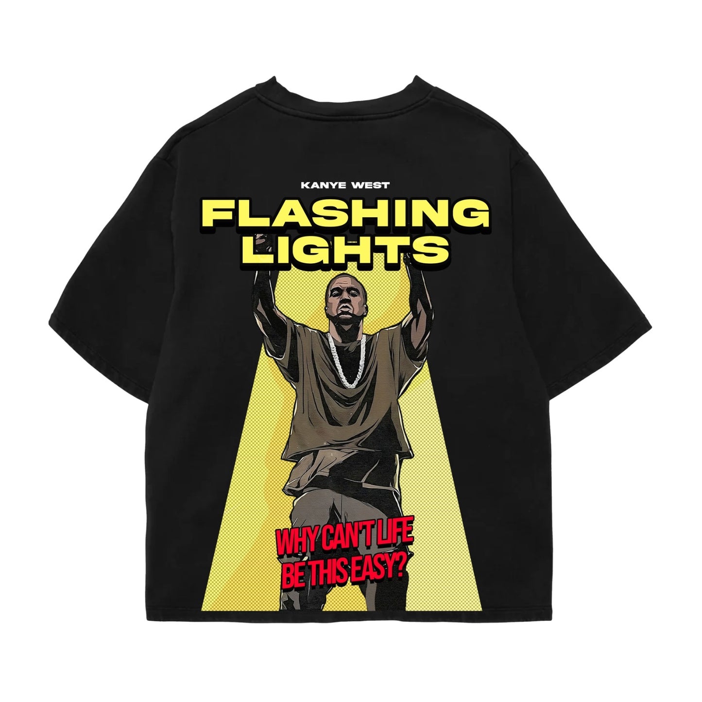 Flashing Lights KANYE WEST Unisex Oversized T-Shirt