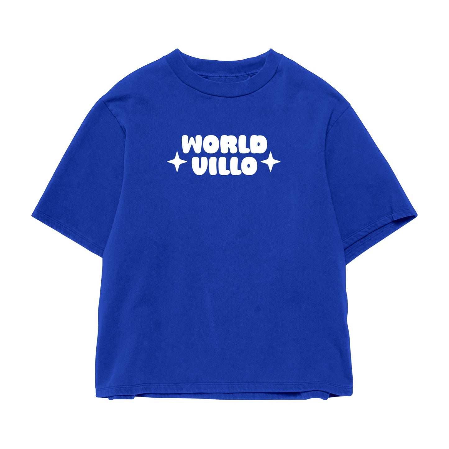 WORLD VILLO hip-hop street oversized T-shirt
