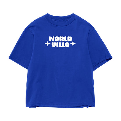 WORLD VILLO hip-hop street oversized T-shirt